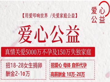 饶阳捐卵助孕生子 爱心志愿者招募